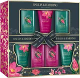Набор Baylis & Harding Boudoire Tropical Paradise пена для ванны 100 мл три средства для душа по 100 мл лосьон 50 мл и крем для рук 50 мл — фото 2