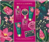 Набор Baylis & Harding Boudoire Tropical Paradise крем для душа 300 мл пена 300 мл лосьон 130 мл крем-гель 130 мл мыло 100 г кристаллы 100 г и мочалка — фото 1