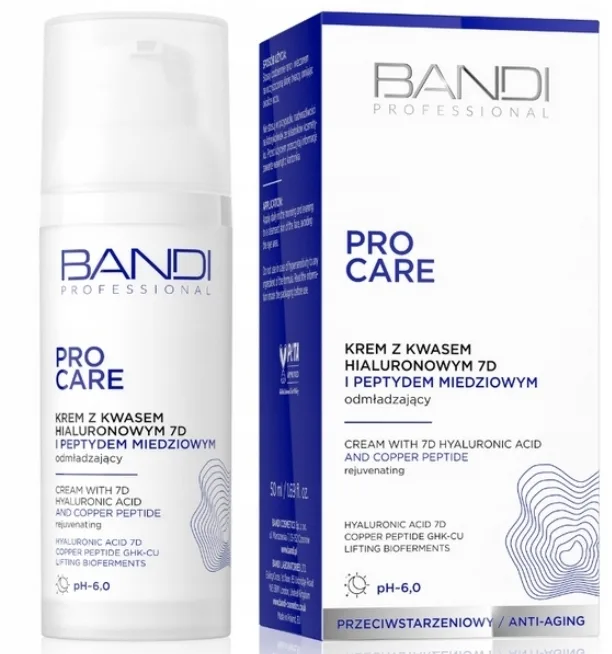 Крем для лица Bandi Professional 7D Hyaluronic Acid с медным пептидом 50 мл