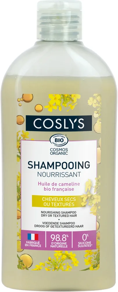 Шампунь Coslys для сухих волос с органическим маслом камелины