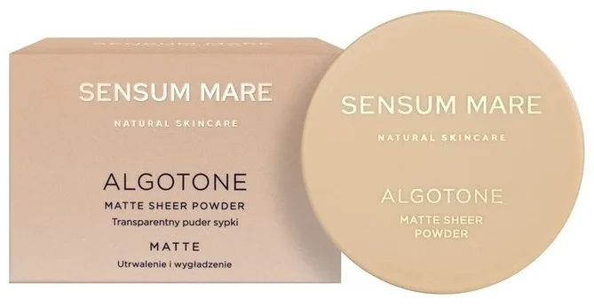 Рассыпчатая матирующая пудра Sensum Mare Algotone Matte Sheer Powder прозрачная, 10 г