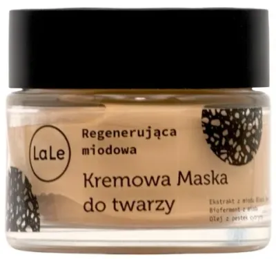 Кремовая медовая маска для лица La-Le Black BeeOme с ферментированным экстрактом мёда и глиной, 50 мл