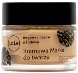 Кремовая медовая маска для лица La-Le Black BeeOme с ферментированным экстрактом мёда и глиной, 50 мл — фото 1