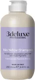 Шампунь 3DeLuXe No Yellow против желтизны для блонда, мелирования и седых волос — фото 1