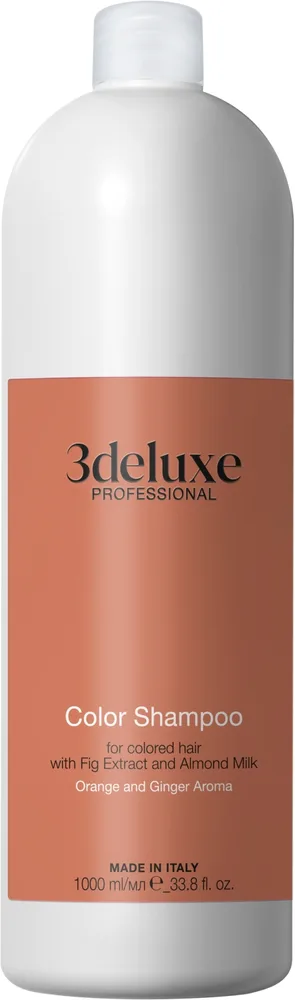 Шампунь 3DeLuXe Color для окрашенных волос с экстрактом инжира и миндальным молочком, 250 мл