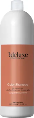 Шампунь 3DeLuXe Color для окрашенных волос с экстрактом инжира и миндальным молочком, 250 мл