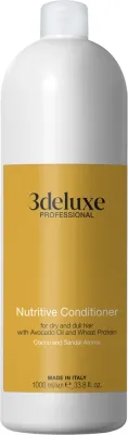 Питательный кондиционер для сухих и повреждённых волос 3DeLuXe Nutritive Conditioner With Avocado Oil And Wheat Protein