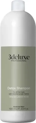 Шампунь 3DeLuXe Detox восстанавливающий с 9 средиземноморскими травами, 1000 мл