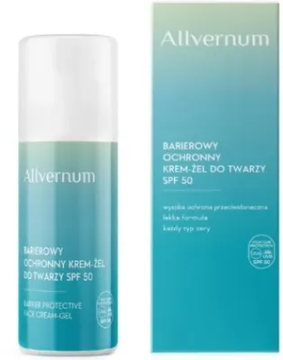 Барьерный крем-гель для лица Allvernum SPF50 защитный 50 мл