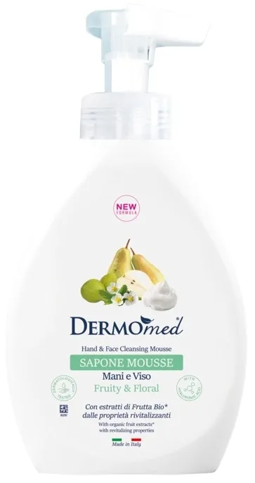 Мыло-пенка для рук и лица Dermomed Fruity And Floral фруктово-цветочное, 500 мл