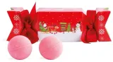 Набор бомбочек для ванны IDC Institute Christmas Cracker 2 шт в праздничной упаковке — фото 1