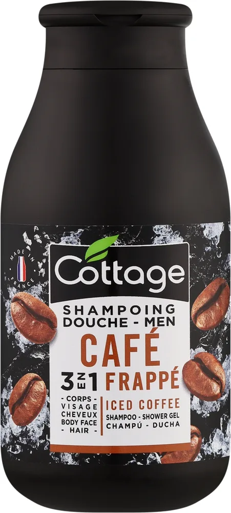 Шампунь-гель для душа Cottage Men Iced Coffee с экстрактом кофе, 250 мл