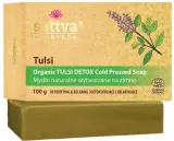 Мыло Sattva Ayurveda Tulsi туласи твёрдое ручной работы, 100 г — фото 1