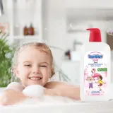 Детский гель для мытья тела и волос 3 в 1 Bambino Bolek i Lolek Flaming с ароматом банана, 1000 мл — фото 4