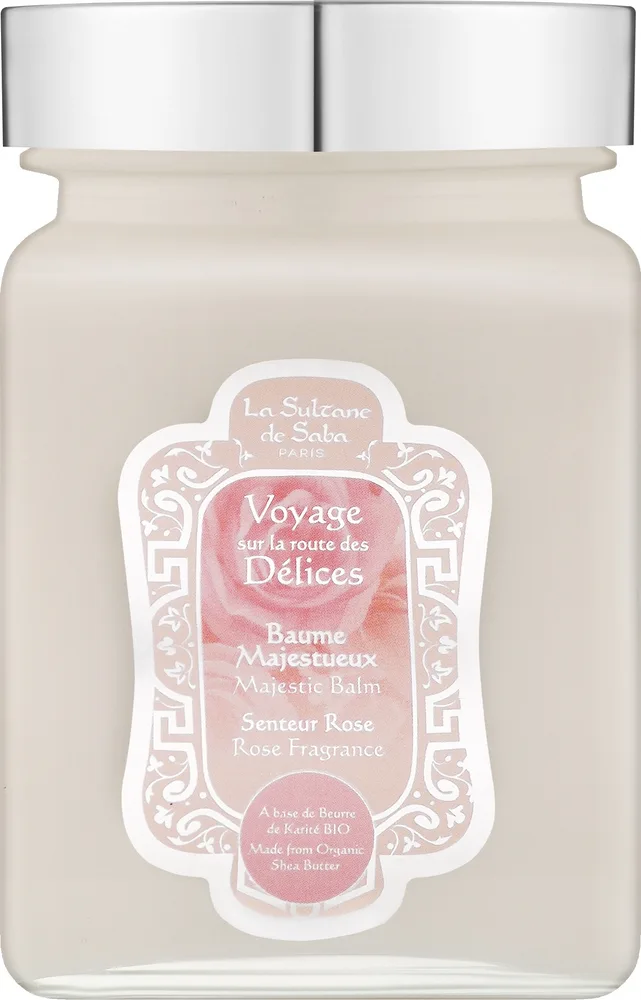 La Sultane de Saba Body Balm Rose — тающий бальзам для тела с розой, маслом ши и миндаля, 300 г
