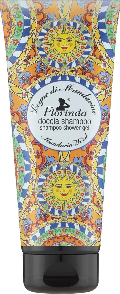 Шампунь-гель для душа Florinda Art Of Sun Mandarin Wood с древесно-цитрусовым ароматом, 200 мл