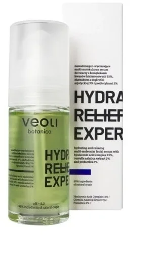 Увлажняюще-успокаивающая сыворотка для лица Veoli Botanica Hydra Relief Expert 30 мл