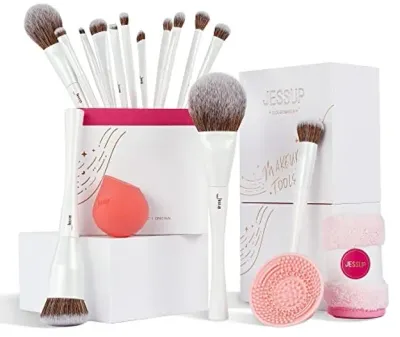 Набор кистей и аксессуаров для макияжа Jessup Comprehensive Makeup из 17 предметов