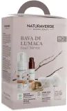Набор для лица Naturaverde Snail очищающий мусс и восстанавливающая сыворотка с муцином улитки и алоэ 150+60 мл — фото 1