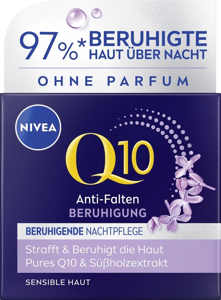 Крем для лица NIVEA Q10 Power Sensitive ночной 50 мл