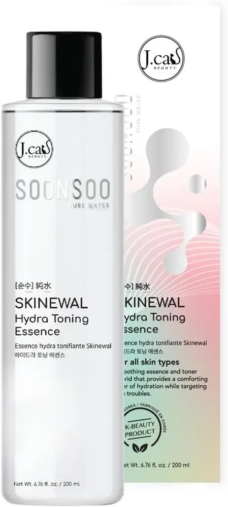 Тонизирующая эссенция для лица J.Cat Beauty Soonsoo с центеллой и гиалуроновой кислотой, 200 мл