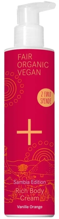 I+m Naturkosmetik Berlin i+m Naturkosmetik Berlin Fair Edition Sambia Rich Body Cream Vanille Orange - Крем для тела i+m Naturkosmetik Ваниль и апельсин питательный 200 мл