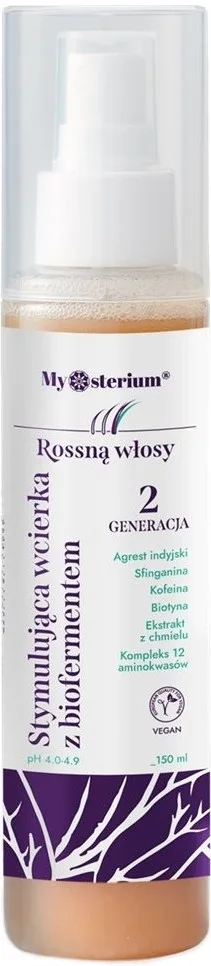 Лосьон для волос Mysterium Rossna втирка с биоферментом для кожи головы 150 мл