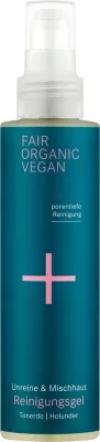 Очищающий гель i+m Naturkosmetik Berlin с глиной и мальвой для проблемной кожи, 150 мл