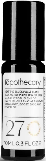 Ароматное масло-роллер Ilapothecary Beat The Blues Pulse Point с маслом моринги