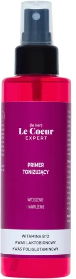 Праймер-тоник для лица Le Coeur Expert с витамином B12, лактобионовой и полиглутаминовой кислотами, 150 мл