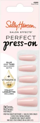 Набор накладных ногтей Sally Hansen Salon Effects Soul-Pink удлиненной формы balerina с клеем и аксессуарами 5 предметов
