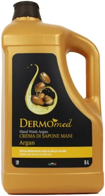 Мыло жидкое Dermomed Argan Hand Wash аргановое, сменный блок, 5000 мл