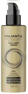 Крем для волос Kalianto Full Care восстанавливающий, UVA/UVB-защита, с кератином, арганой и гиалуроновой кислотой, 200 мл
