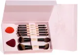 Набор кистей и спонжей для макияжа Jessup Perfection Beauty Gift Set Peach Dust T506 — фото 1