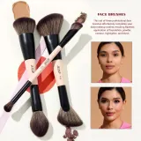 Набор кистей и спонжей для макияжа Jessup Perfection Beauty Gift Set Peach Dust T506 — фото 3