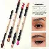 Набор кистей и спонжей для макияжа Jessup Perfection Beauty Gift Set Peach Dust T506 — фото 4