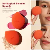 Набор кистей и спонжей для макияжа Jessup Perfection Beauty Gift Set Peach Dust T506 — фото 6