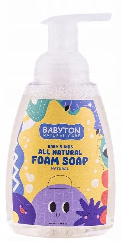 Мыло-пенка детское Babyton Foaming Soap для ежедневного ухода, 350 мл