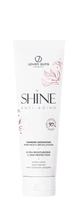 Ускоритель загара для солярия 7Suns Shine For Face лицо жемчуг антивозрастной 75 мл