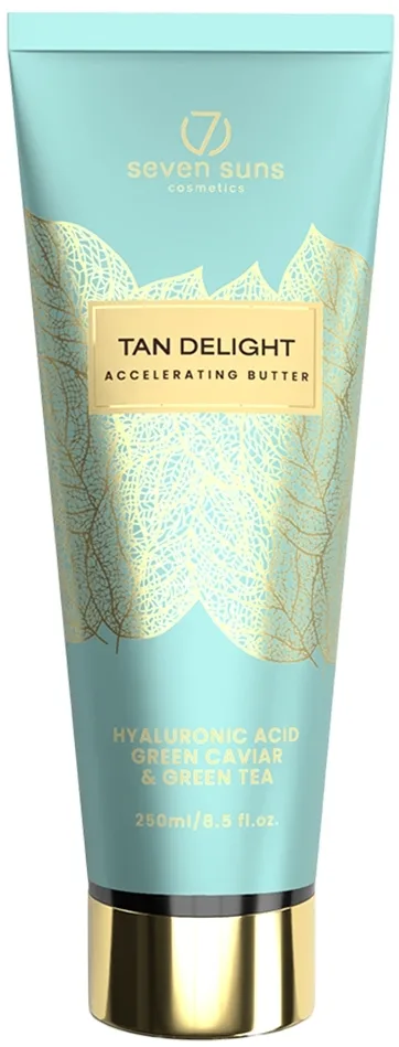 Масло-ускоритель загара для солярия 7Suns Tan Delight ши авокадо гиалурон 250 мл