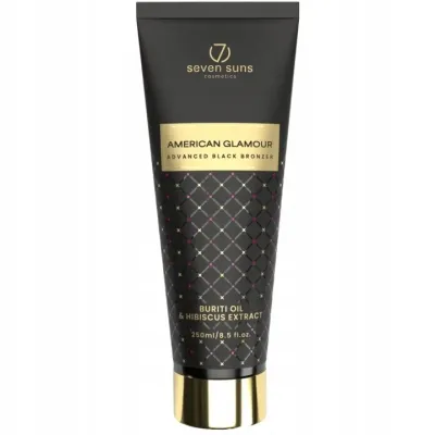 Бронзатор для солярия 7Suns American Glamour Black бурити гибискус грецкий орех 250 мл