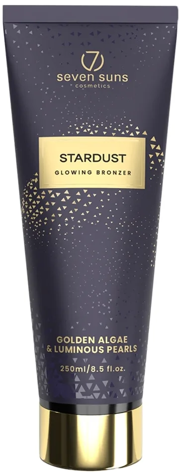 Бронзатор для солярия 7Suns Stardust Glowing хна золотые водоросли морковь 250 мл