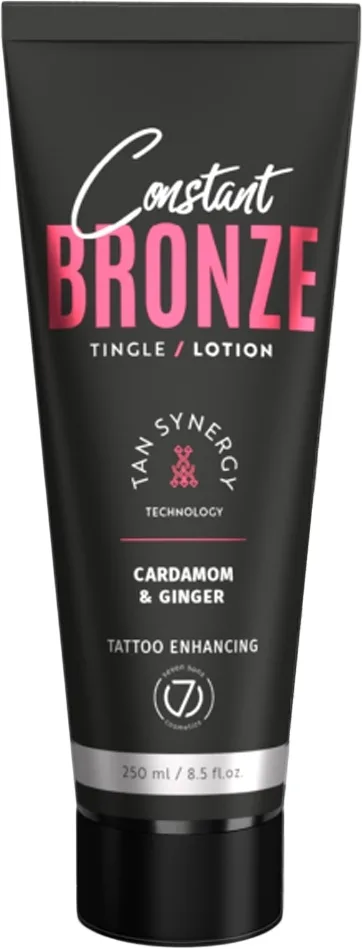 Лосьон-ускоритель загара для солярия 7Suns Constant Bronze Tingle кардамон имбирь разогрев 250 мл