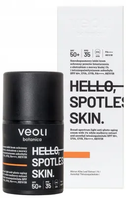 Крем для лица Veoli Botanica Hello Spotless Skin солнцезащитный SPF 50+ 50 мл