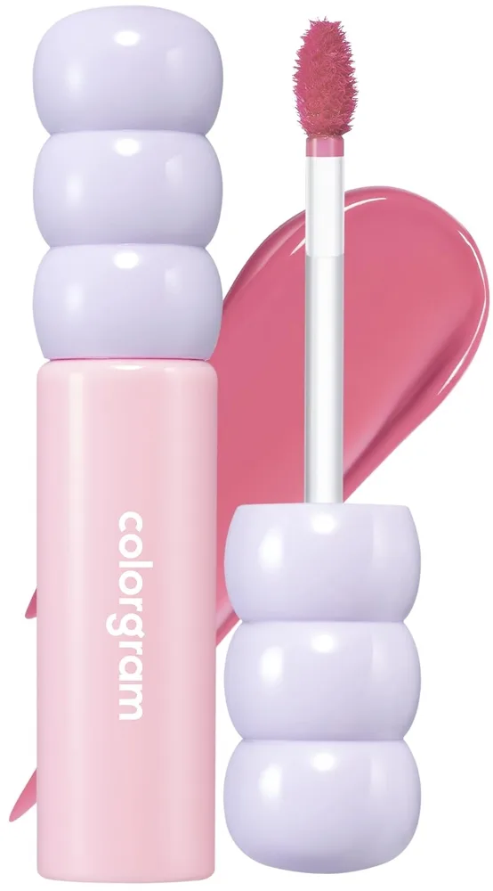 Тинт для губ Colorgram Fruity Glass Tint с эффектом глянца, с охлаждающим финишем, 3 г, оттенок 07 - Shy Guava