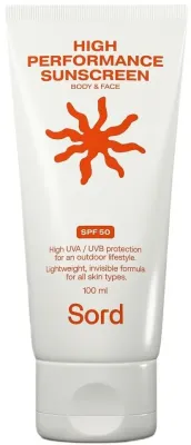 Крем солнцезащитный Sord High Performance SPF 50 лицо тело трюфель женьшень 100 мл
