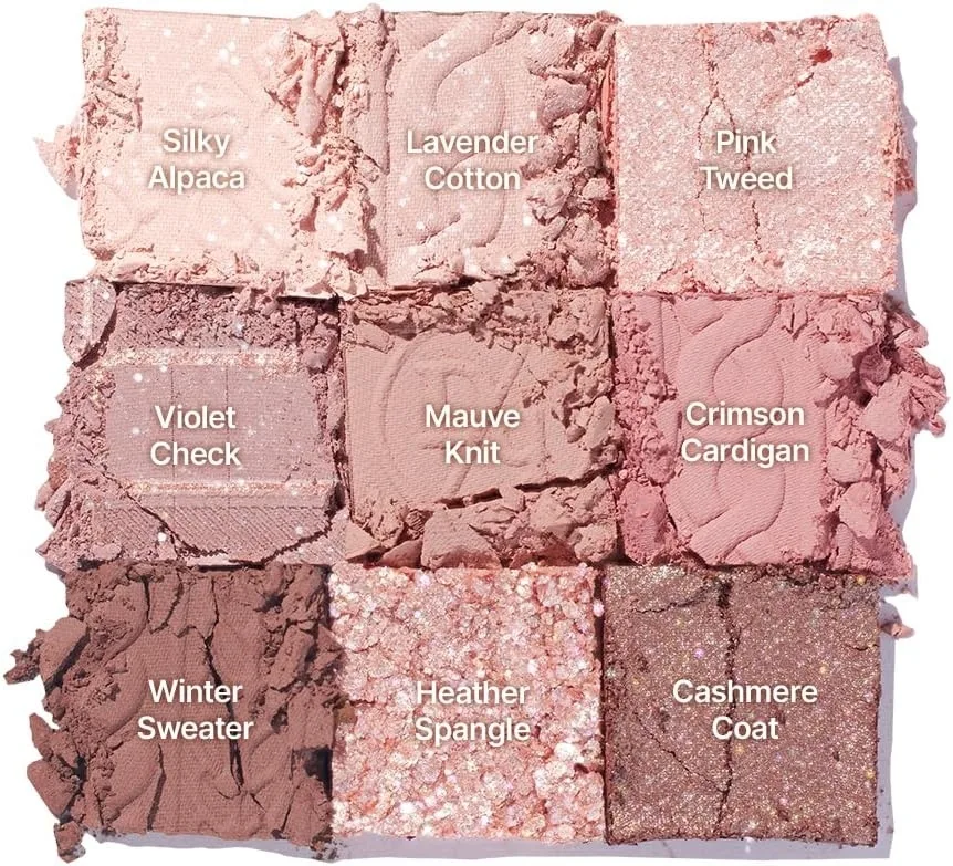 Палетка теней для век Dasique Knit Collection Eye Shadow Palette 9 оттенков, оттенок 16 - Violet Knit