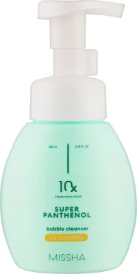 Missha Super Panthenol Bubble Cleanser Oil Control пенка для умывания с пантенолом для жирной кожи 200 мл