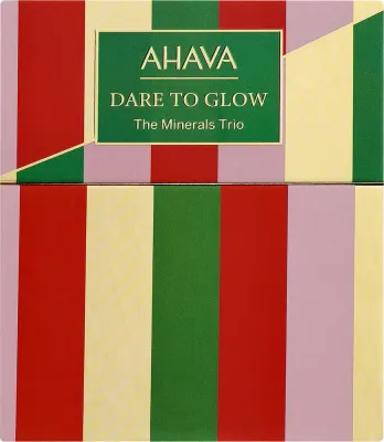 Набор Ahava The Minerals Trio минеральный крем для рук 40 мл лосьон для тела 40 мл и гель для душа 40 мл