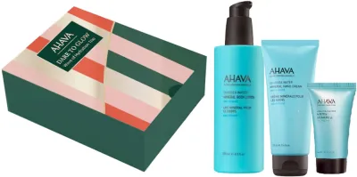 Набор для тела Ahava Wave of Hydration лосьон крем для рук и гель для душа с минералами Мертвого моря 250+100+40 мл